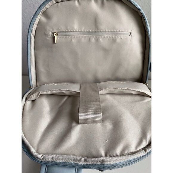 Isaac Mizrahi Backpack Holds Stanley Cup in Outside Pocket Seafoam Expandable - Picture 13 of 16